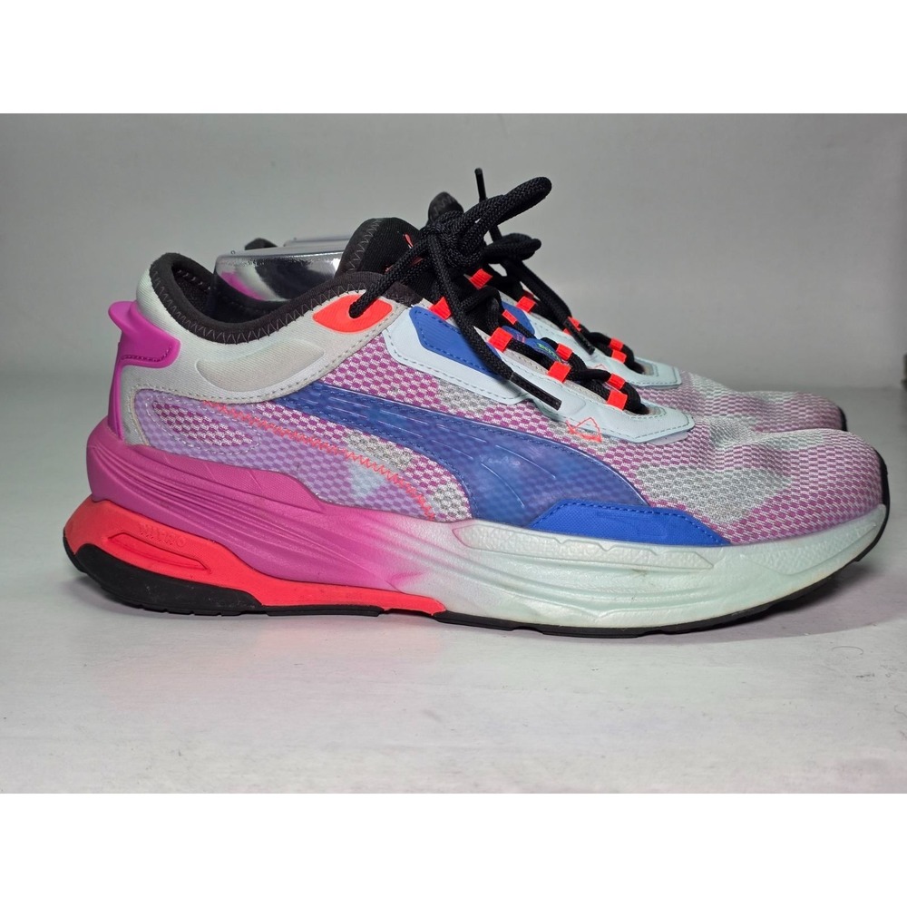 Puma Extent Nitro Ultraviolet Men's Sneakers Size 10 Pink White Lace Up Shoes